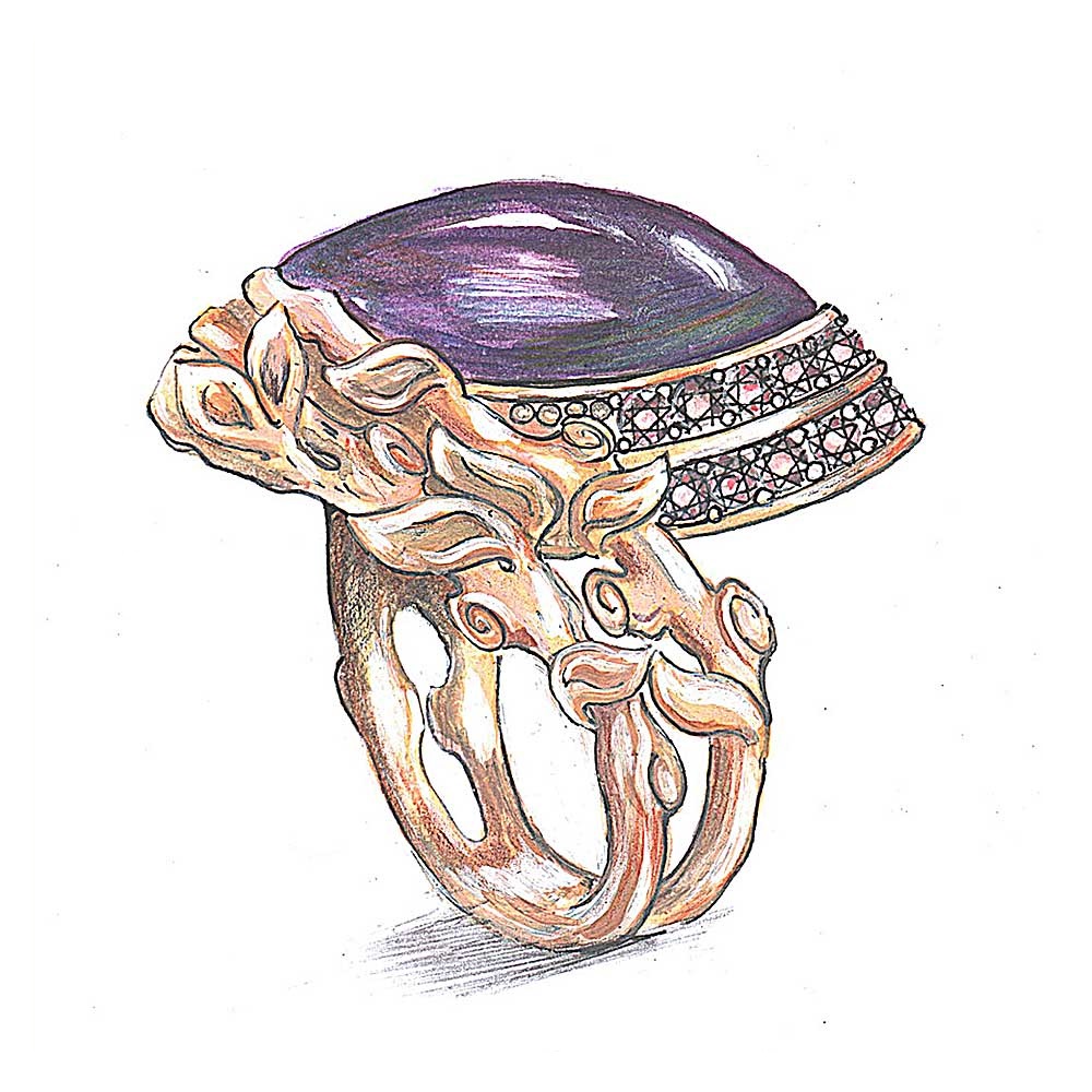 Jewelry Sketches - Jewelry Design Sketch - CAD Master