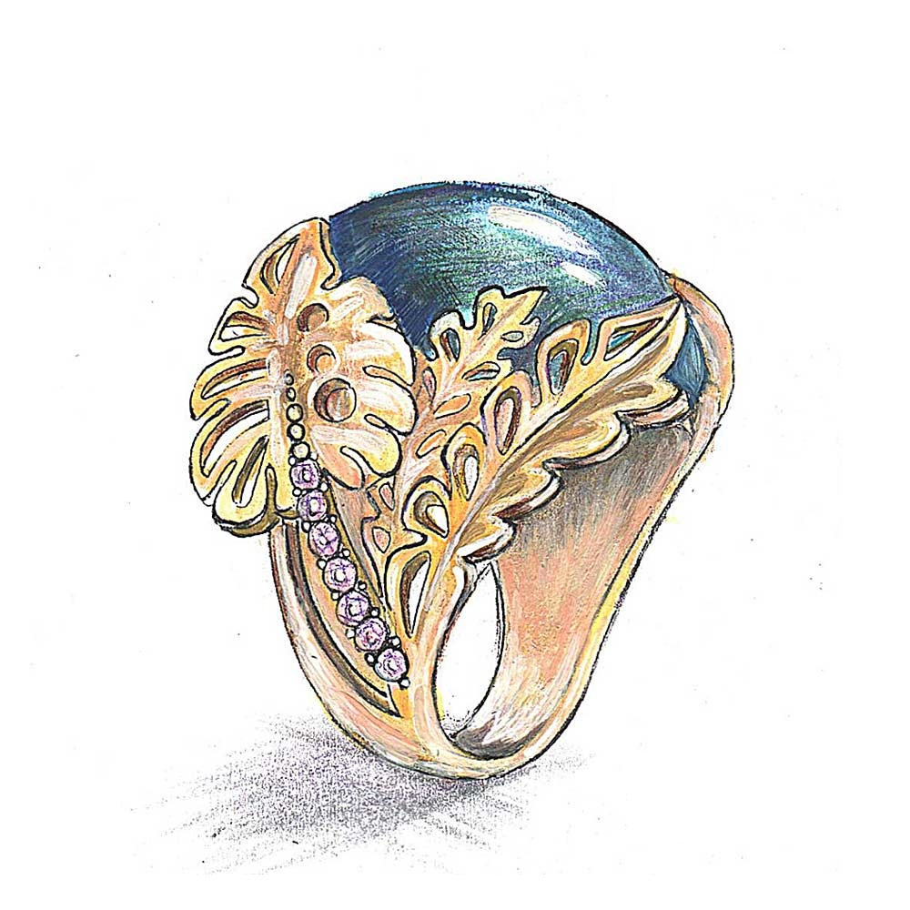 Jewelry Sketches - Jewelry Design Sketch - CAD Master